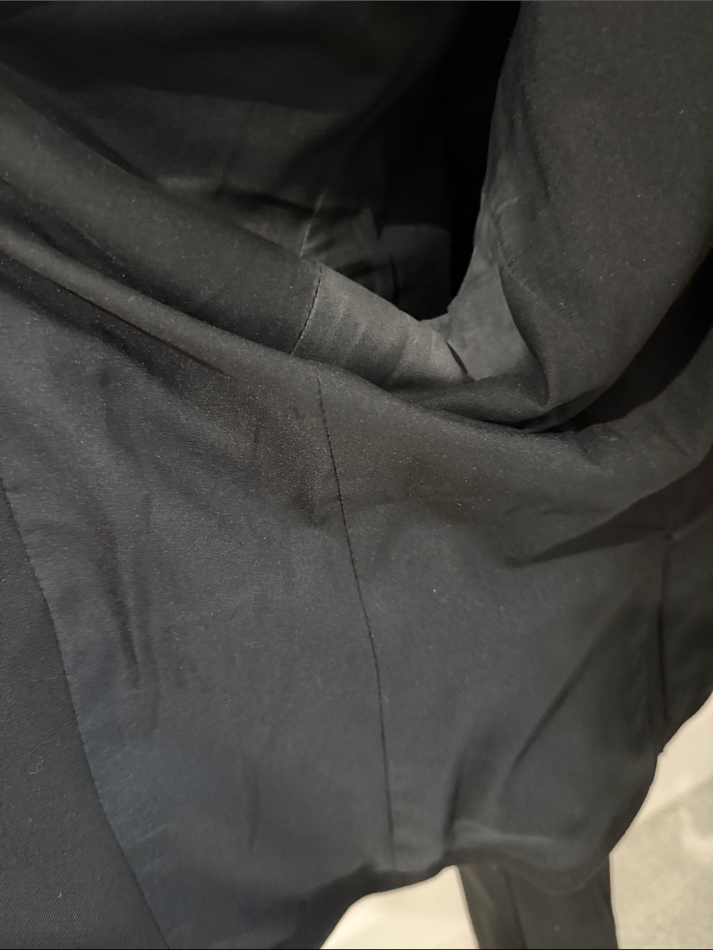 Express Black Single-Button Tailored Women's Blazer - Picture 7 of 7